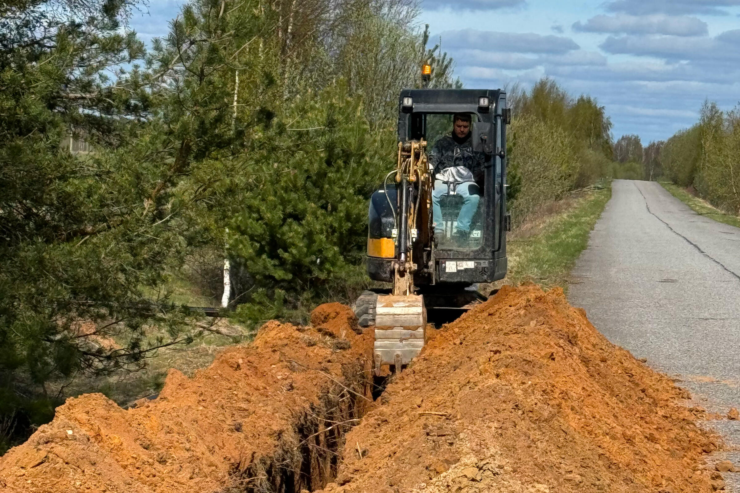 <p>Подведение газа высокого давления</p>
