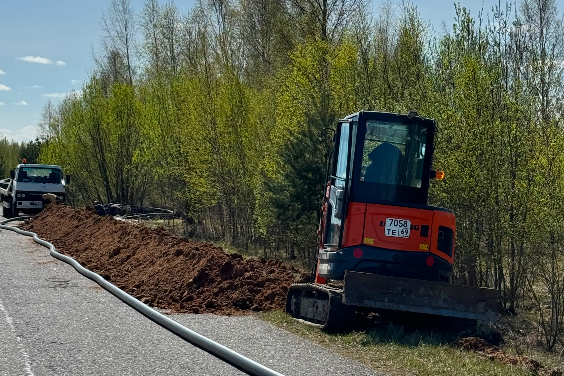 <p>Подведение газа высокого давления</p>